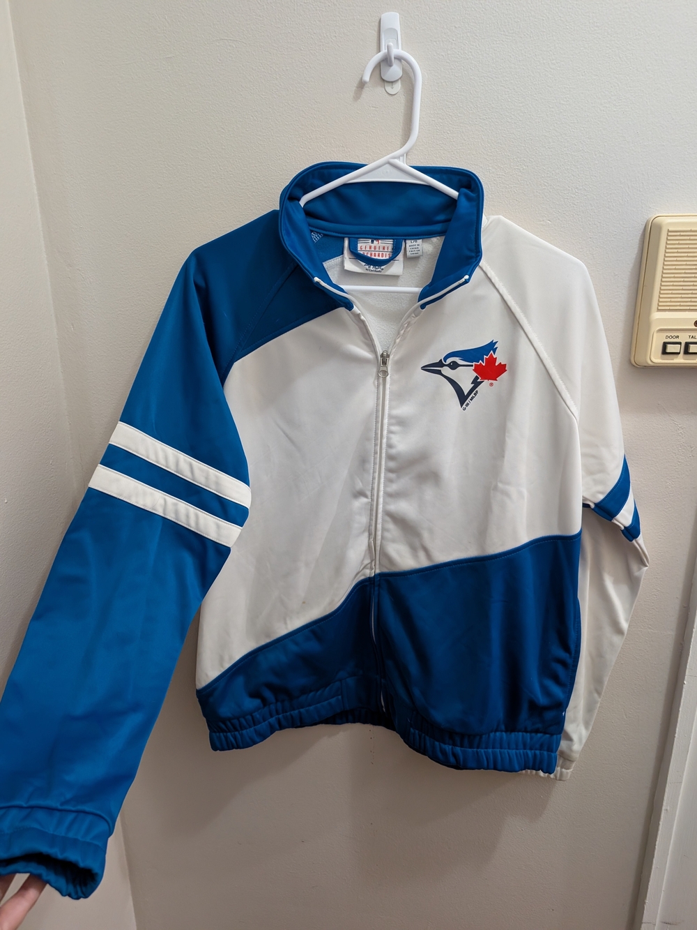 Women's Toronto Blue Jays Blue & White Jacket Size Large
